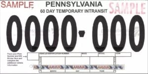 placas-temporales-pennsylvania