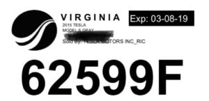 temporary plates virginia