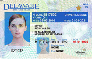 Licencia de conducir delaware