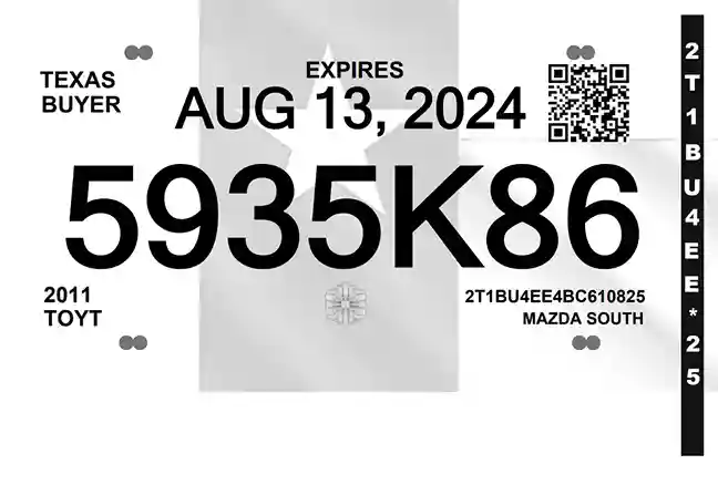 placas temporales texas DMV ONLINE