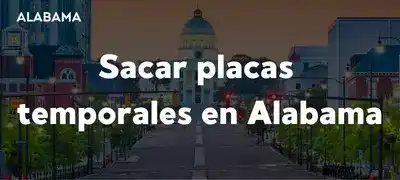 Sacar placas temporales EN Alabama DMV 2025