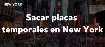 Sacar placas temporales en New York DMV 2025